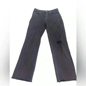 [BLANKNYC]Jeans Women’s Size 29 The Madison Crop Raw Hem High Rise Gray